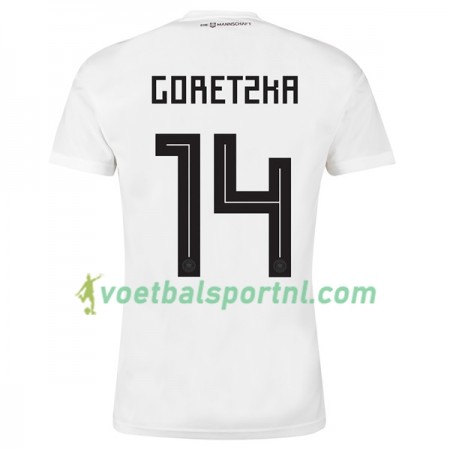 Duitsland Goretzka 14 Thuis Shirt WK voetbal 2018